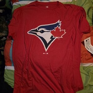 Red MLB Team Logo T-Shirt